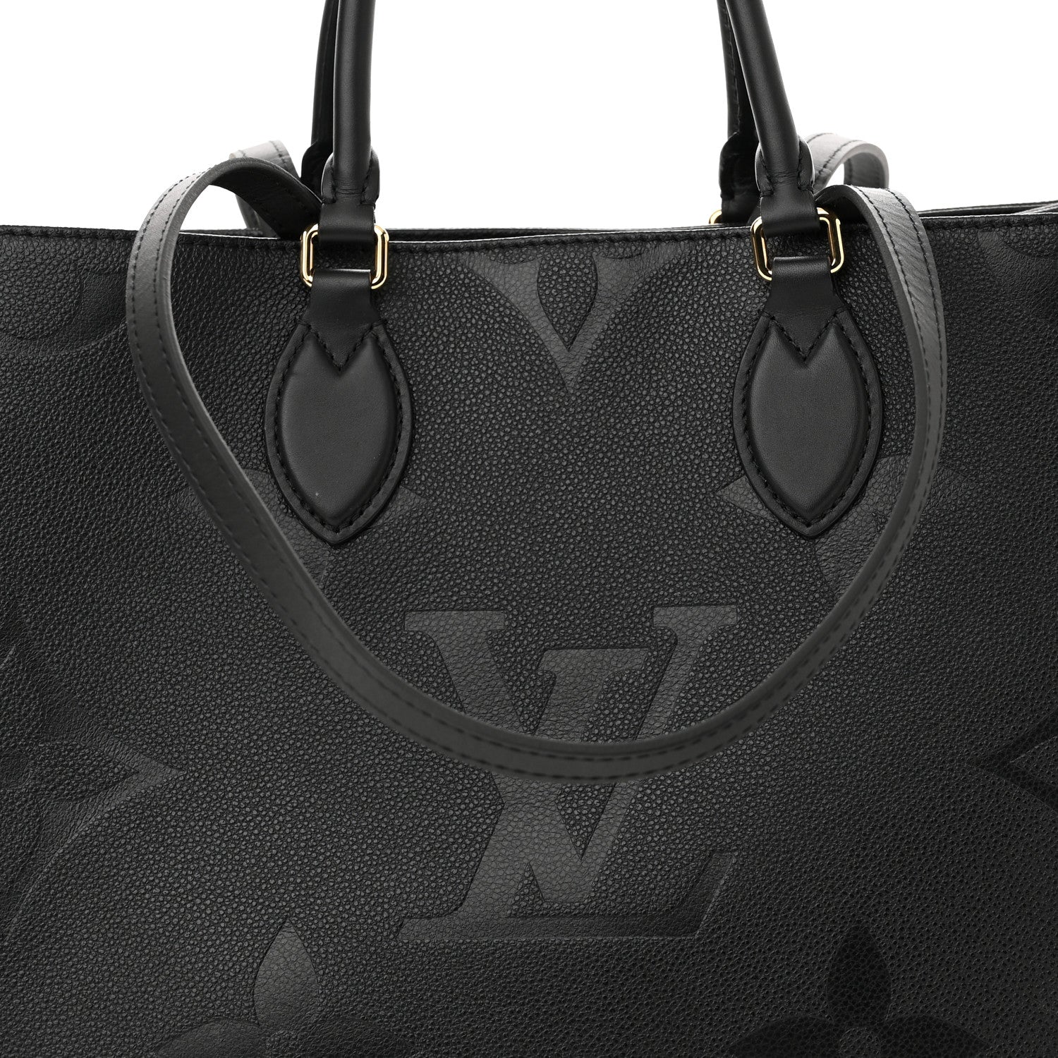Louis Vuitton Empreinte Monogram Giant Onthego MM Black 7 of 12