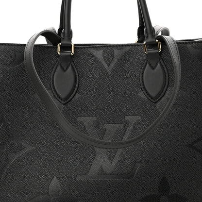 Louis Vuitton Empreinte Monogram Giant Onthego MM Black 7 of 12