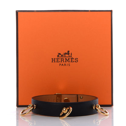 Hermes Swift Mini Dog Rings Bracelet T2 Black 7 of 7