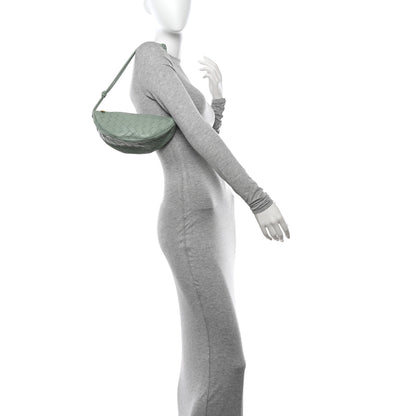 Bottega Veneta Nappa Intrecciato Half Moon Pouch On Strap Sauge 2 of 9