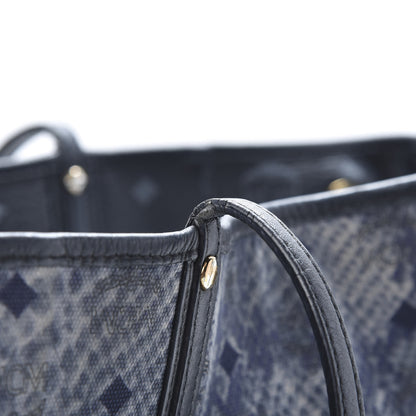 MCM Visetos Medium Reversible Shopper Tote Black 21 of 23