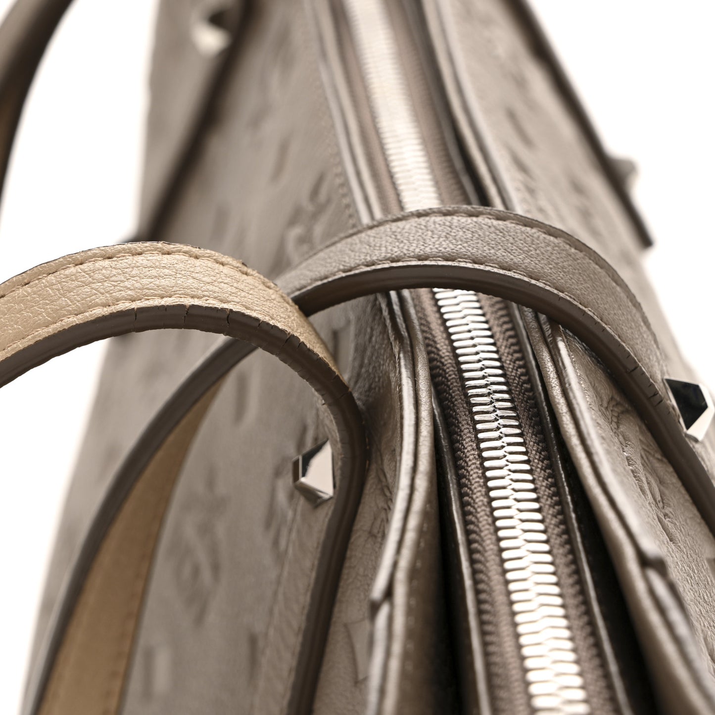 Calfskin Ottomar Monogram Medium Klara Shopper Tote Dove