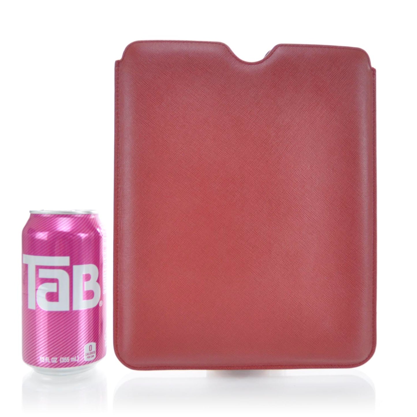 Saffiano iPad Sleeve Case Red