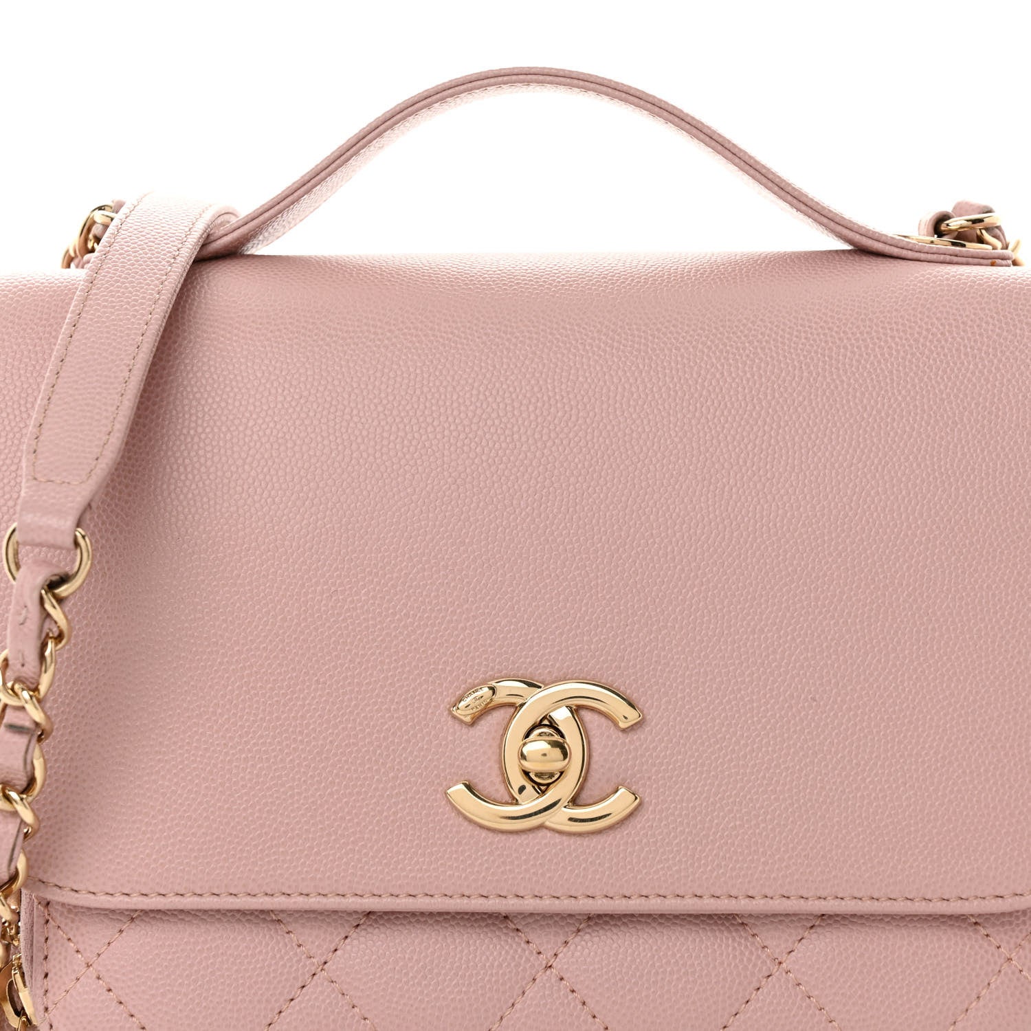 Chanel Caviar Quilted Small Business Affinity Flap Light Pink 8 of 10