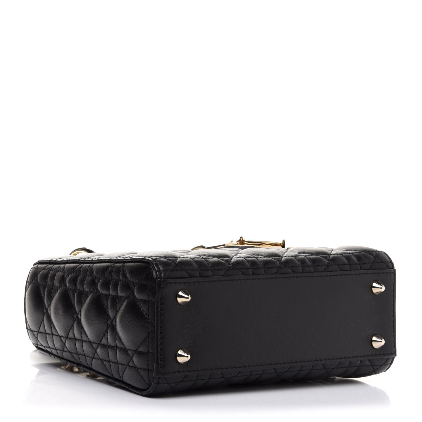 Lambskin Cannage Small My ABCDior Lady Dior Black