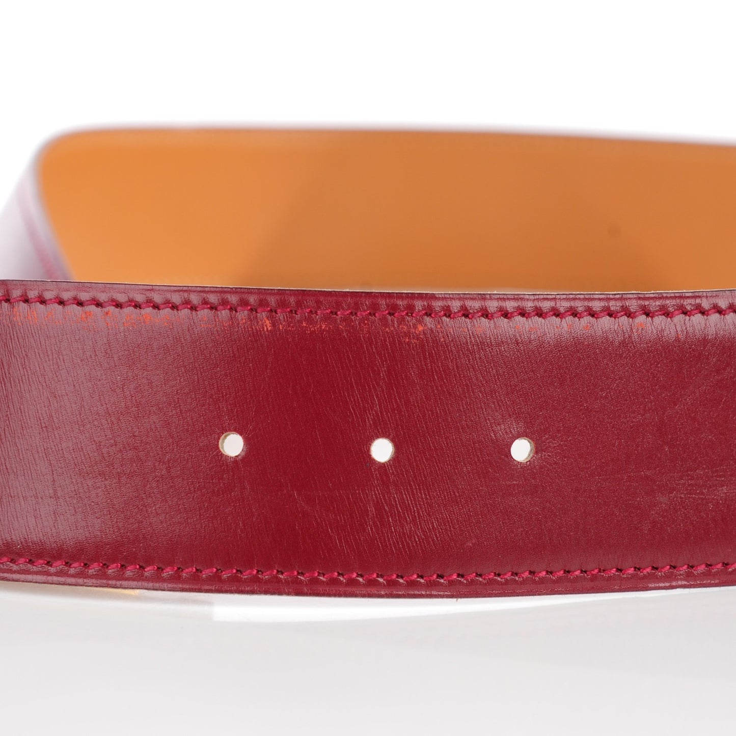 Box Enamel 42mm Constance Belt 80 Rouge H