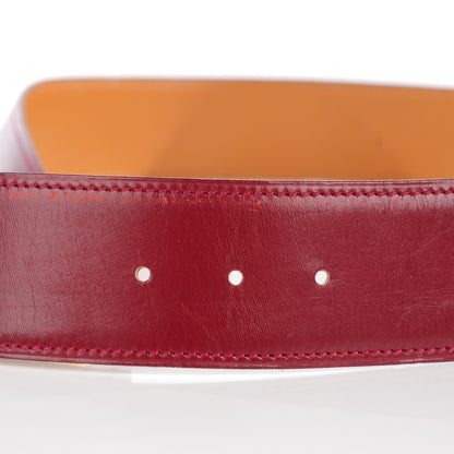 Hermes Box Enamel 42mm Constance Belt 80 Rouge H 8 of 10