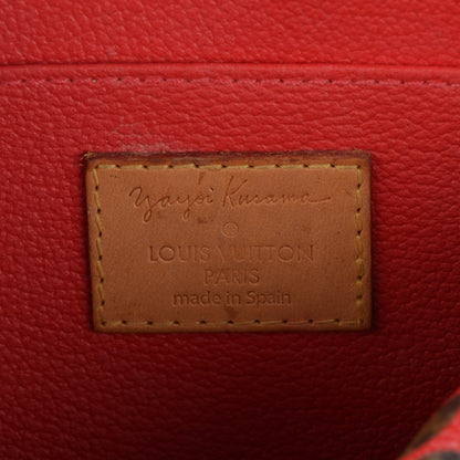 Louis Vuitton Monogram Kusama Pumpkin Dots Cosmetic Pouch Red 6 of 7