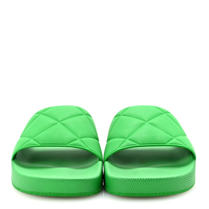 Bottega Veneta Rubber The Slider Sandals 36 Grass 3 of 8