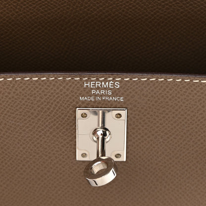 Hermes Epsom Kelly Sellier 25 Etoupe 6 of 17