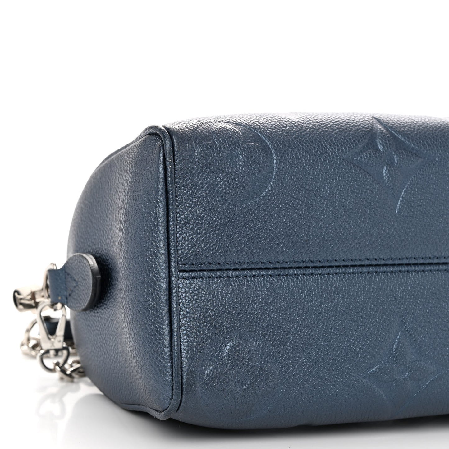 Metallic Empreinte Monogram Giant Speedy Bandouliere 20 Navy Nacre