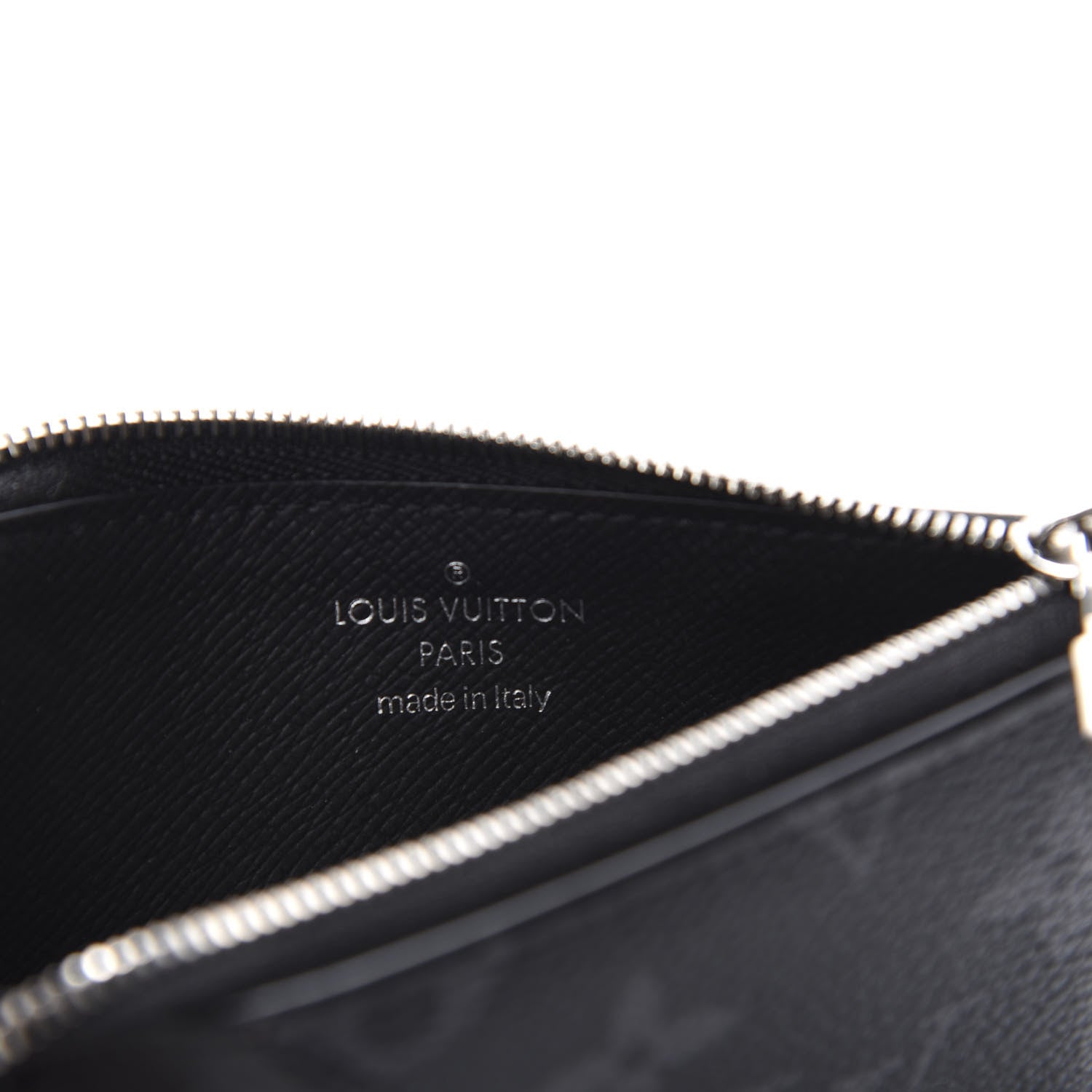Louis Vuitton Monogram Eclipse Taiga Coin Card Holder 6 of 8