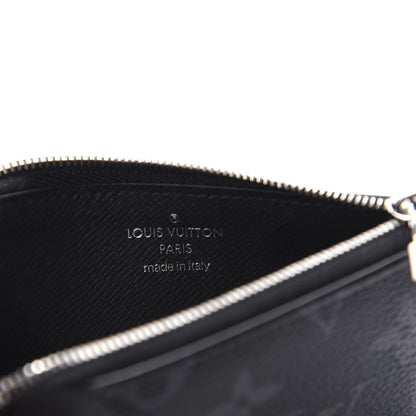 Louis Vuitton Monogram Eclipse Taiga Coin Card Holder 6 of 8