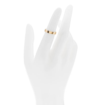 Cartier 18K Yellow Gold 3.5mm LOVE Wedding Band Ring 48 4.5 2 of 5