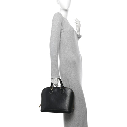 Louis Vuitton Epi Alma PM Black 2 of 16