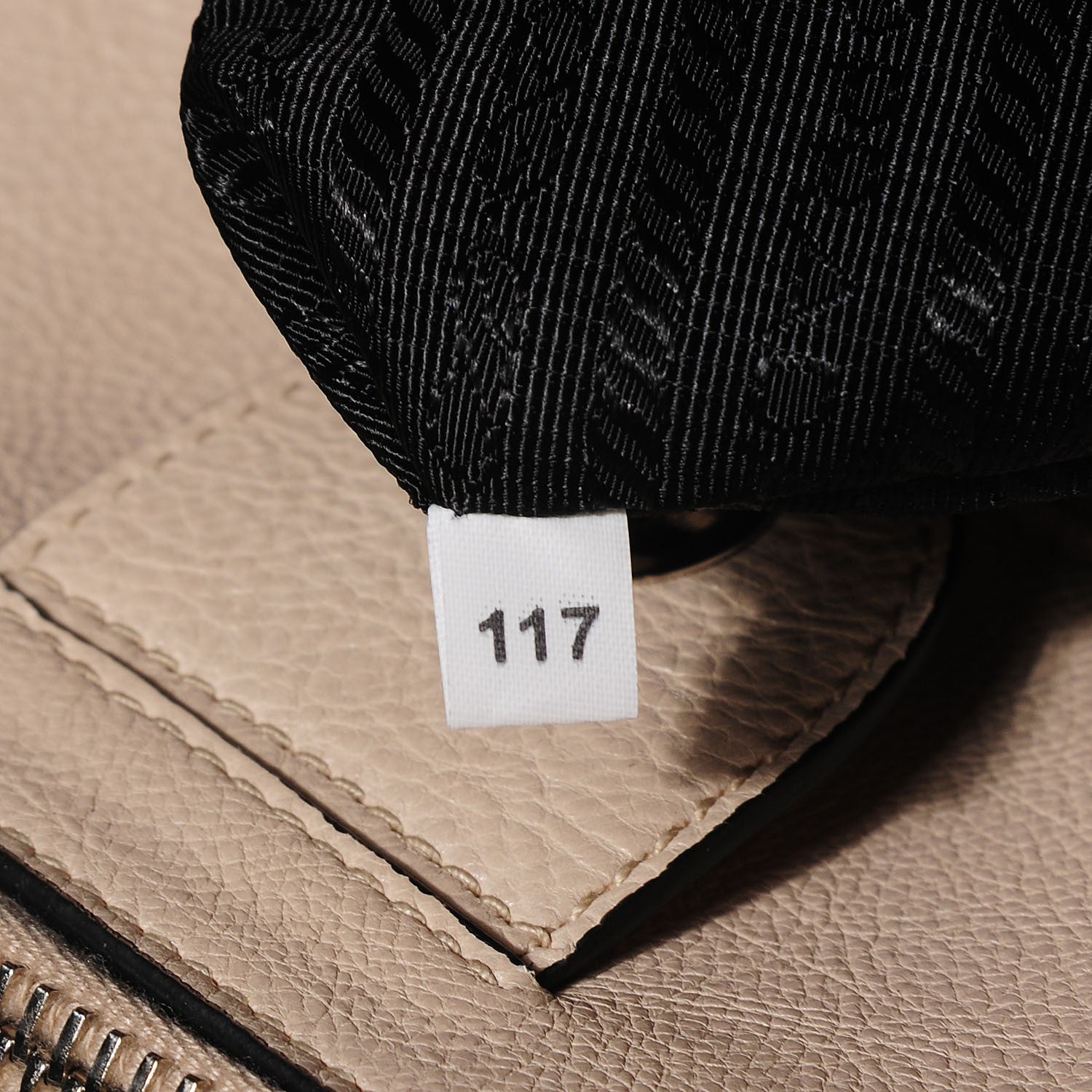 Prada Glace Calf Twin Pocket Tote Quarzo 7 of 7