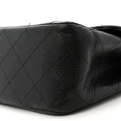 Chanel Caviar Quilted Jumbo Double Flap Black 19 of 23