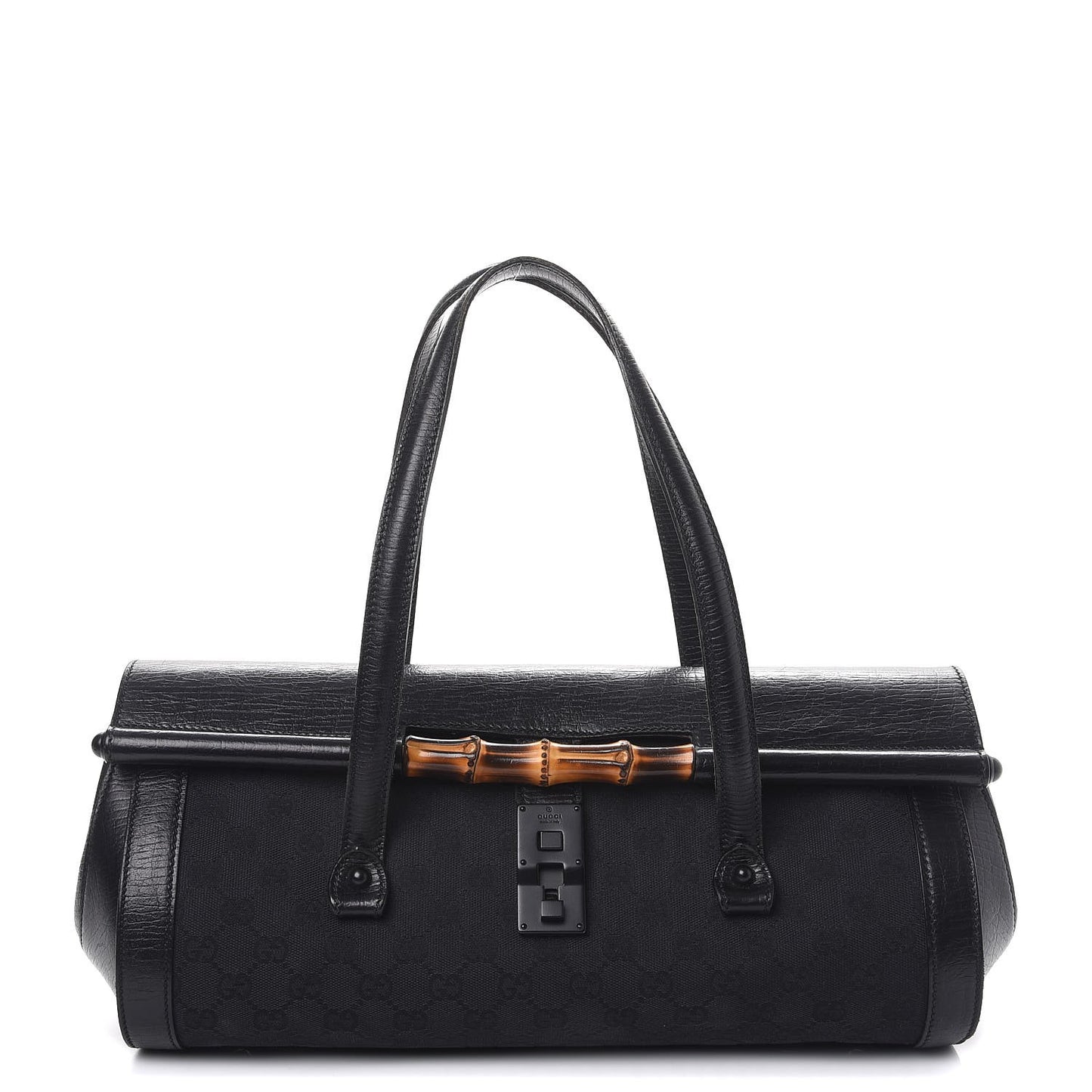 Monogram Bamboo Bullet Bag Black