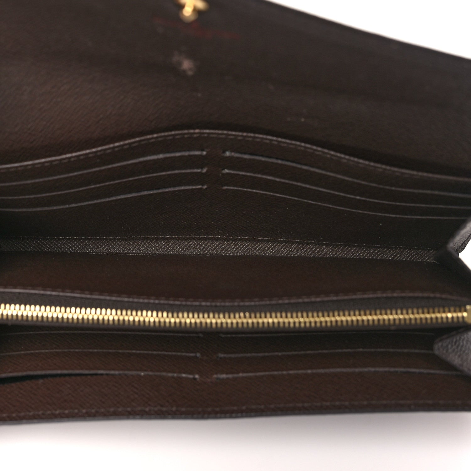 Louis Vuitton Damier Ebene Sarah Wallet NM 5 of 10