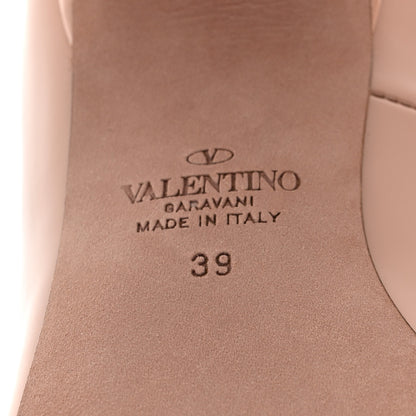 Valentino Garavani Patent Vlogo Tan-Go Ankle Strap 60mm Pumps 39 Rose Cannelle 7 of 12
