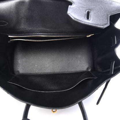 Hermes Taurillon Clemence Birkin 35 Black 4 of 11