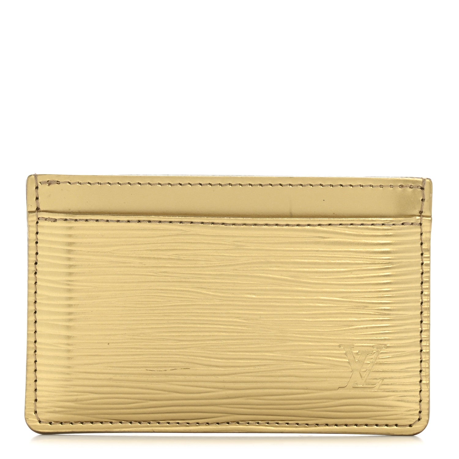 Louis Vuitton Epi Card Holder Gold 1 of 9