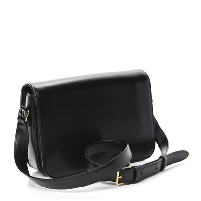 Celine Shiny Calfskin Medium Triomphe Black 3 of 10