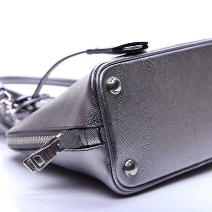 Prada Saffiano Lux Small Promenade Tote Cromo 6 of 12