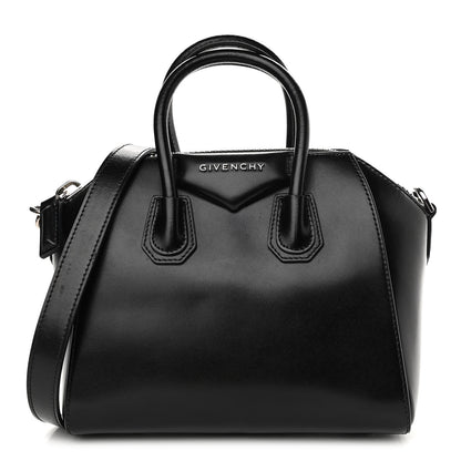 Givenchy Shiny Lord Calfskin Mini Antigona Black 1 of 11