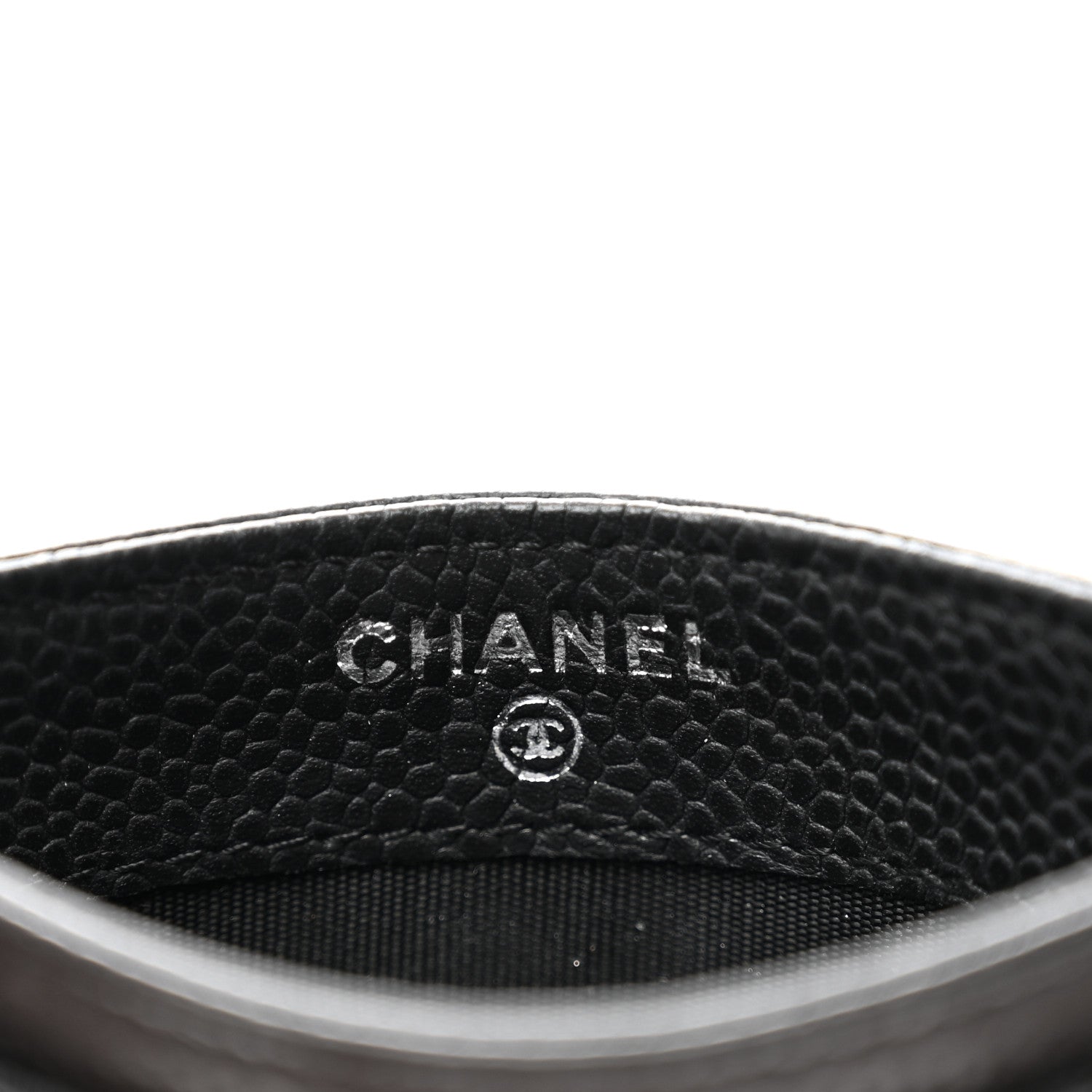 Chanel Caviar CC Card Holder Black 6 of 9
