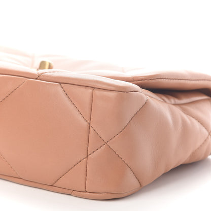 Chanel Lambskin Quilted Medium Chanel 19 Flap Brown 7 of 9