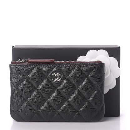 Chanel Caviar Quilted Small Cosmetic Case Black 8 of 8