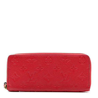 Louis Vuitton Empreinte Clemence Wallet Scarlet 1 of 7