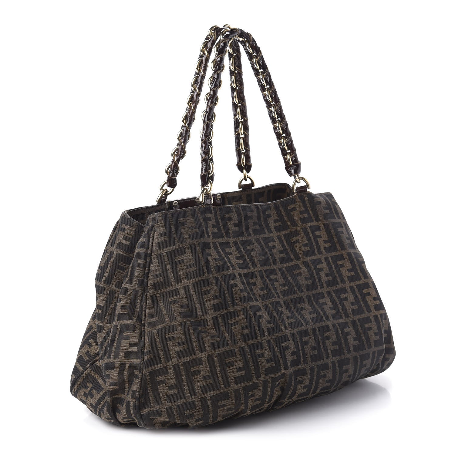 Fendi Zucca Mia Tote Tobacco 3 of 9
