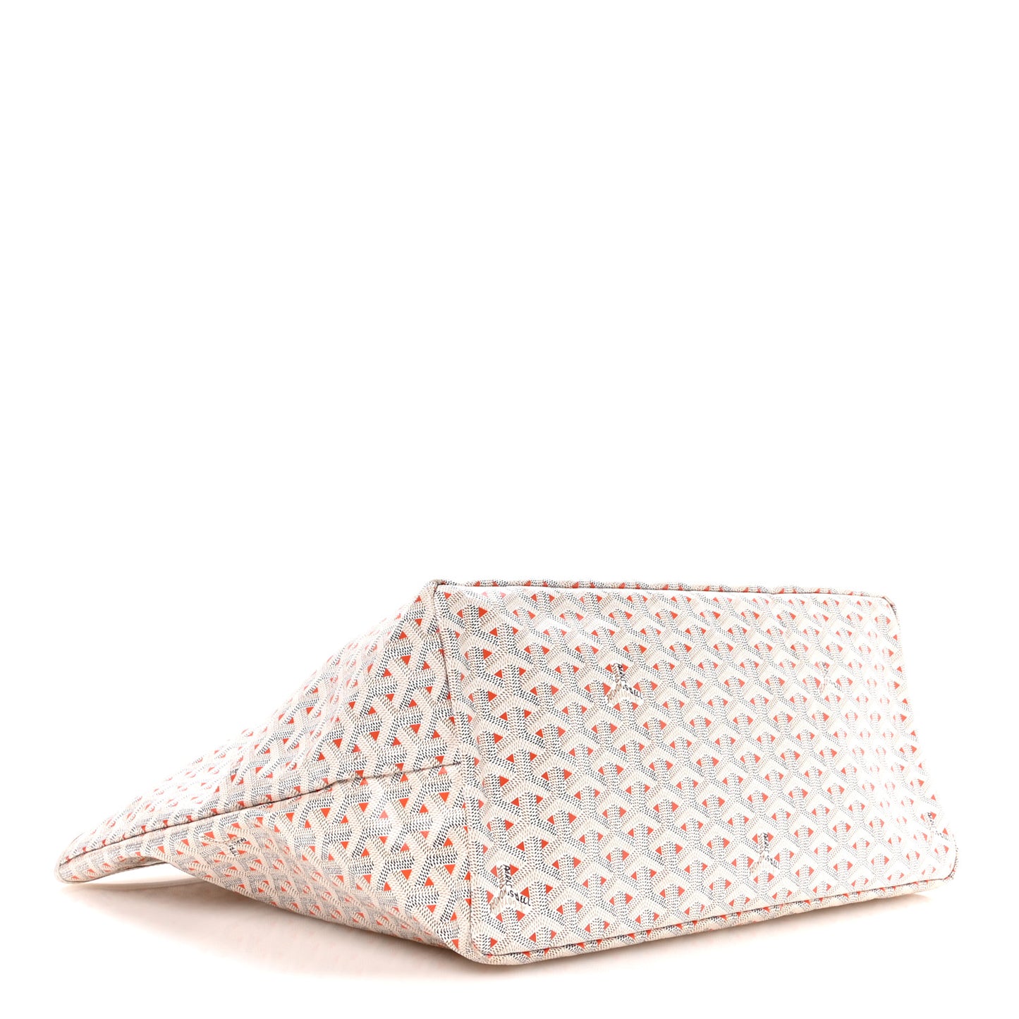 Goyardine Saint Louis Claire Voie GM White Orange