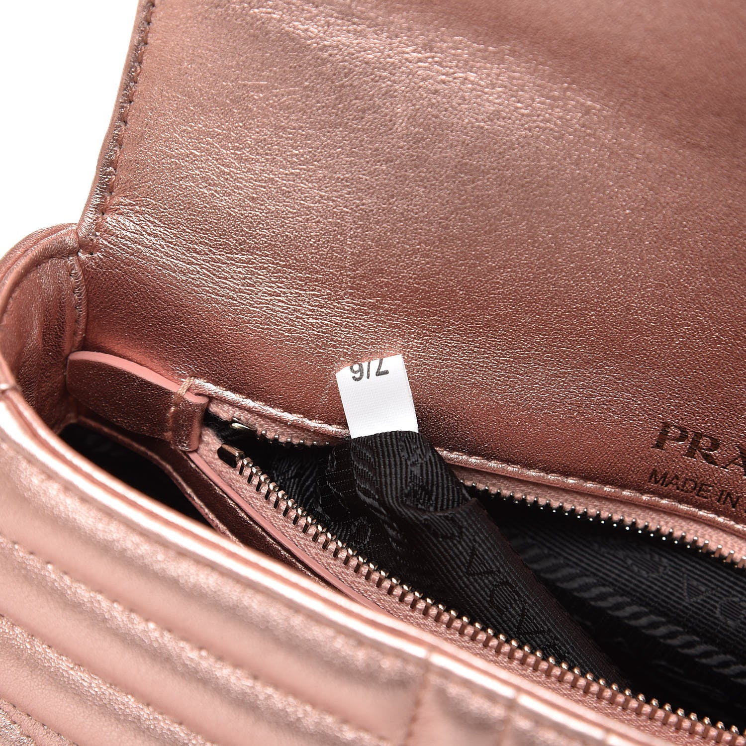 Prada Nappa Impunture Diagramme Small Chain Flap Shoulder Bag Rosa Mordore 5 of 11