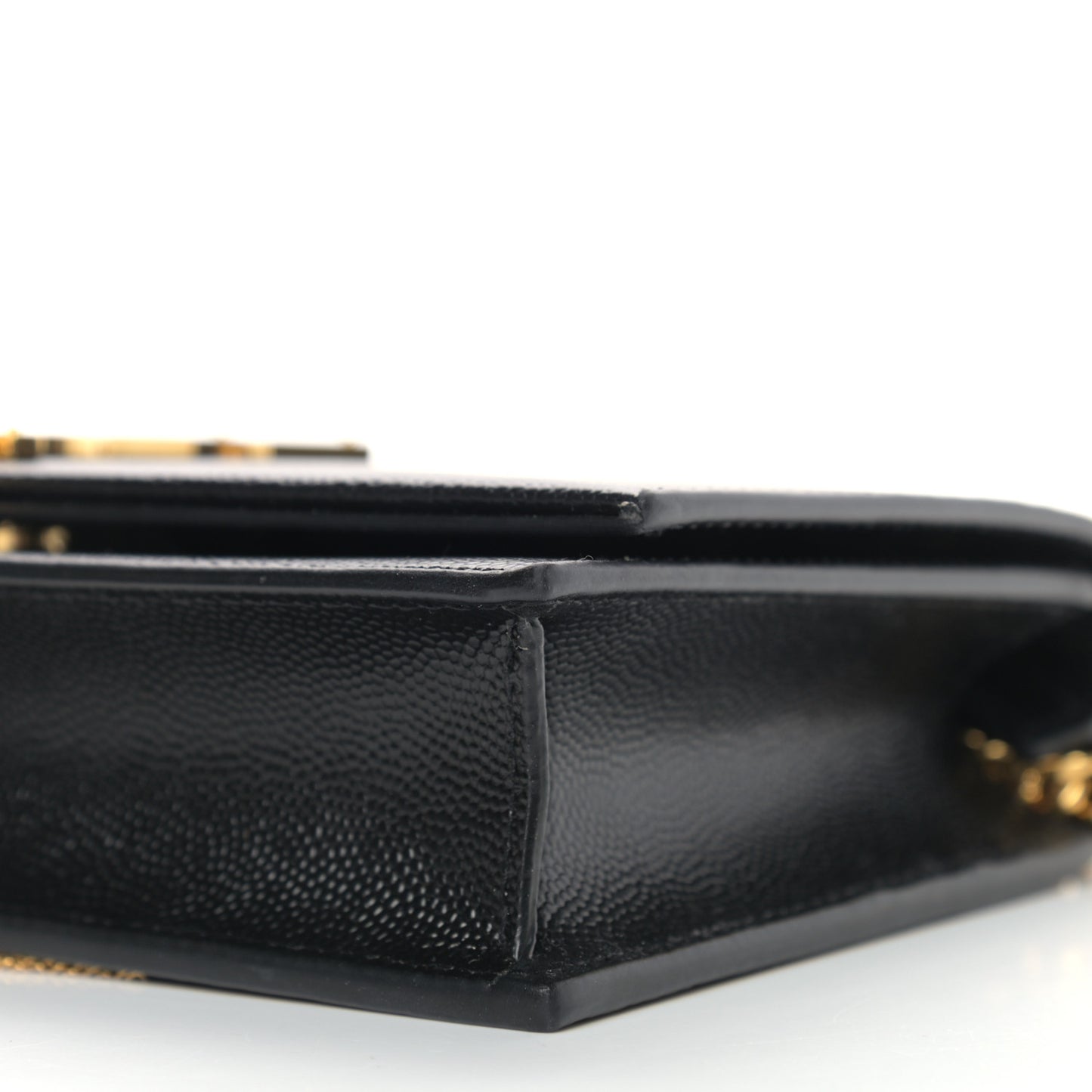 Grain De Poudre Classic Monogram Kate Tassel Chain Wallet Black