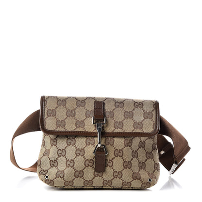 Gucci GG Monogram Flight Belt Bag Dark Brown 1 of 9