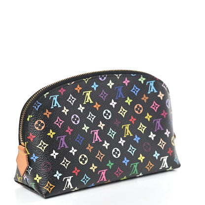 Louis Vuitton Monogram Multicolor Cosmetic Pouch Black Grenade 3 of 8