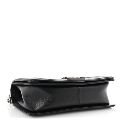 Chanel Caviar Quilted Medium Boy Flap Black 4 of 10