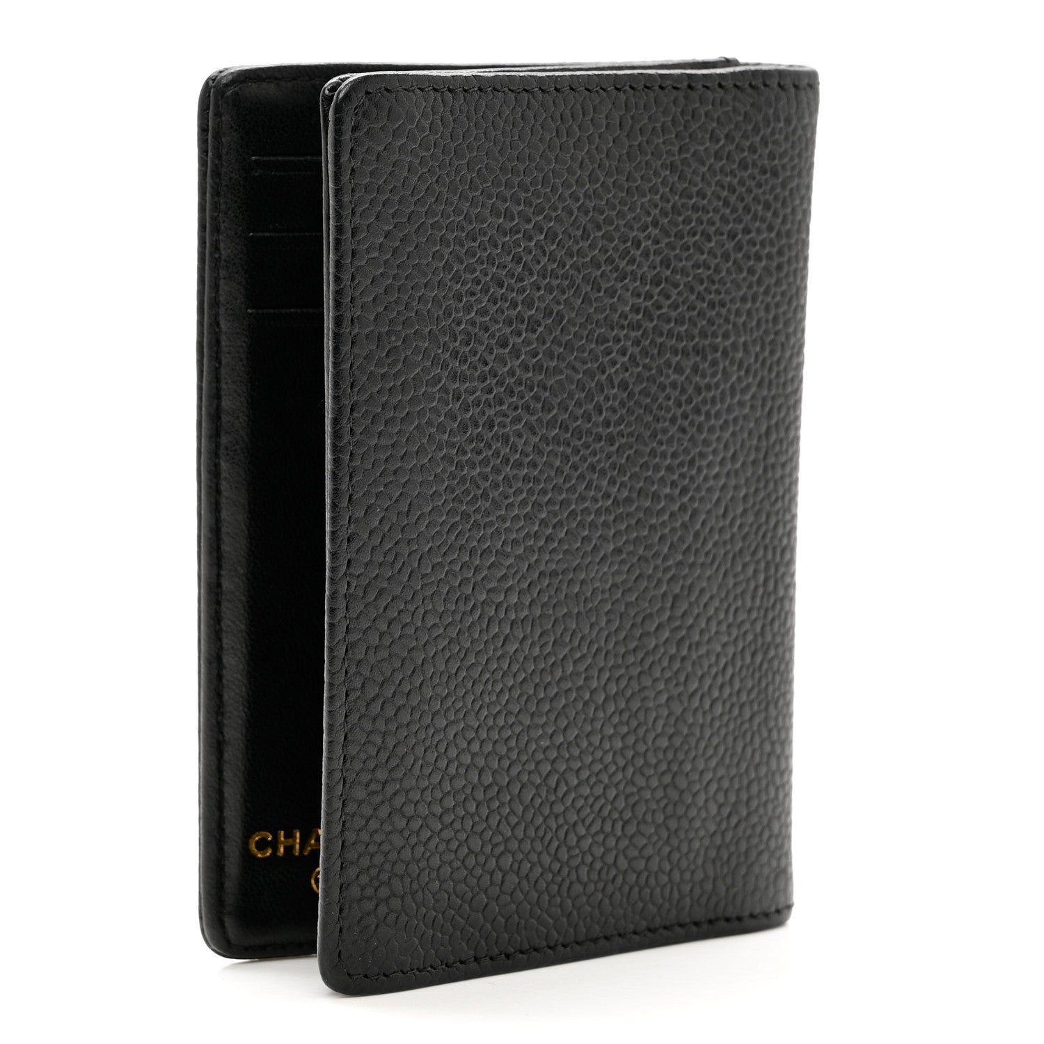Chanel Caviar Timeless CC Card Holder Wallet Black 3 of 8