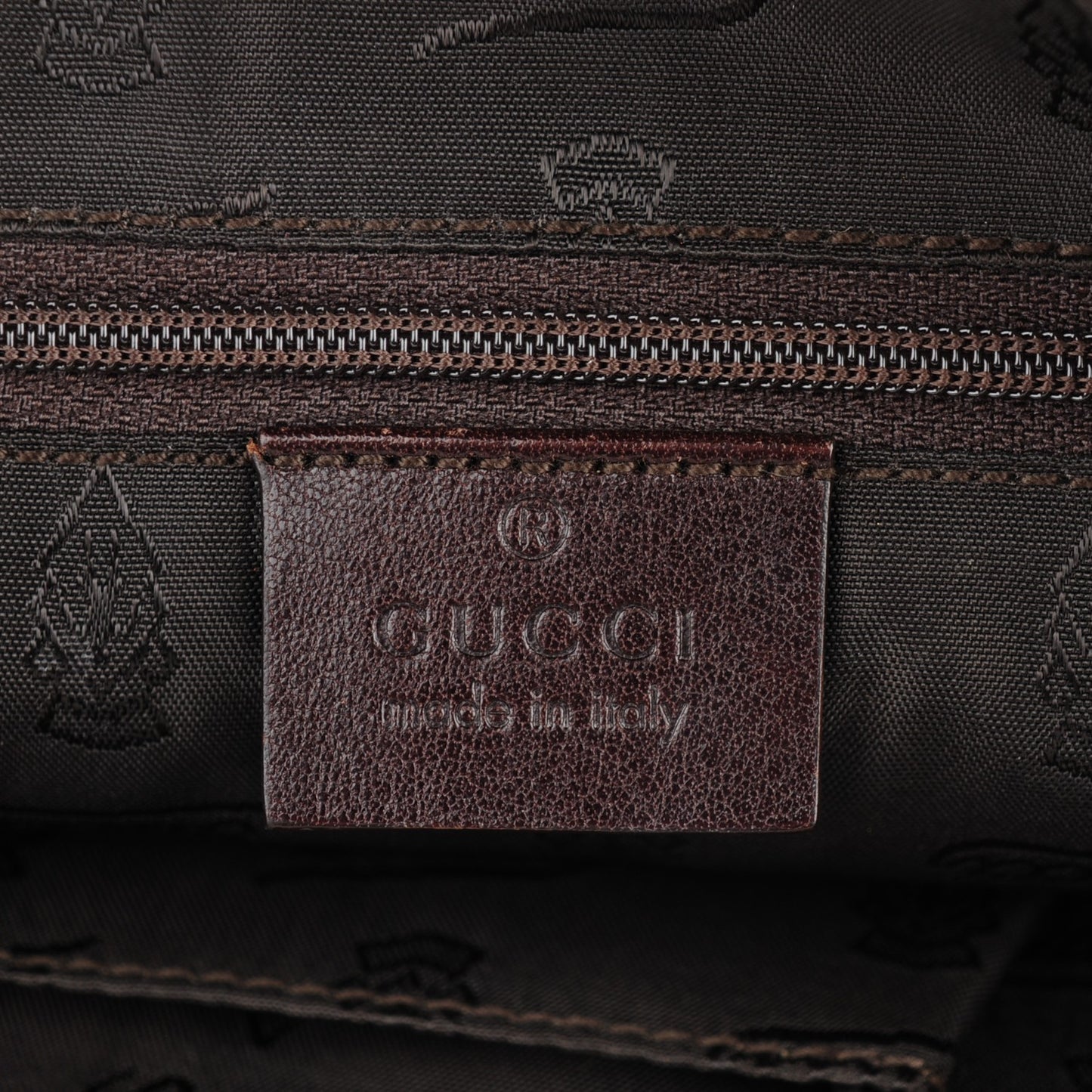 Crystal Monogram Duchessa Flap Shoulder Bag Dark Brown