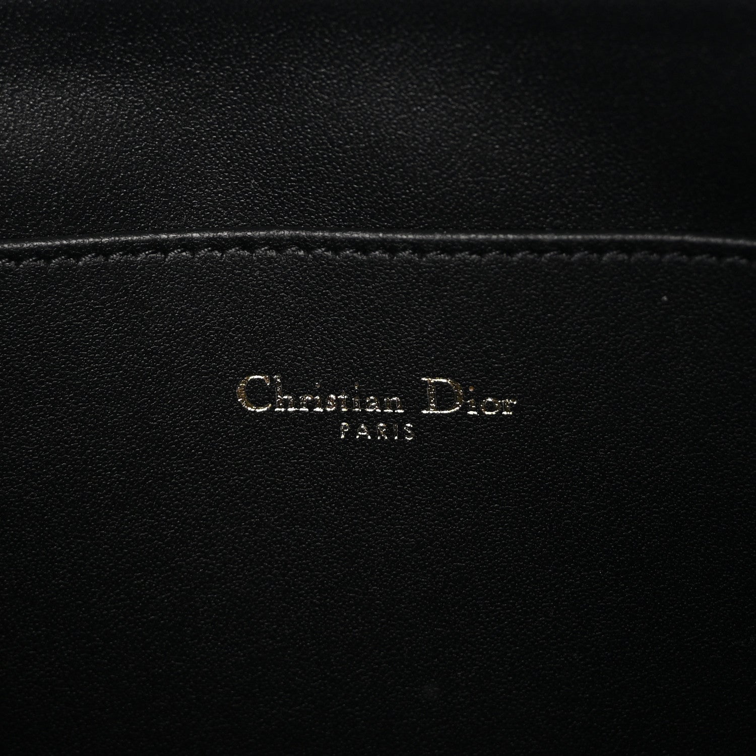 Christian Dior Patent Cannage Large Caro Daily Pouch Black 6 of 7
