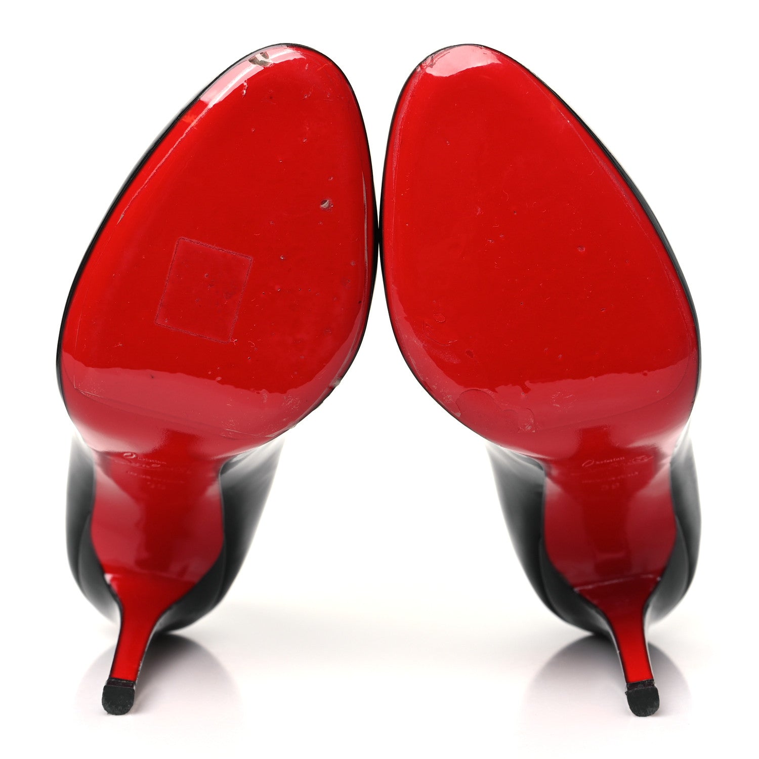 Christian Louboutin Patent Fifille 100 Pumps 39 Black 6 of 10