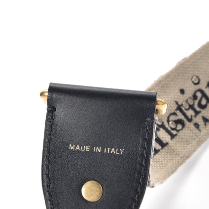 Christian Dior Oblique Studded Shoulder Strap Blue 5 of 5