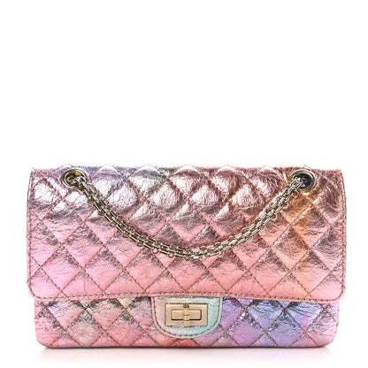 Chanel Metallic Goatskin Quilted 2.55 Reissue 225 Flap Multicolor 1 of 10