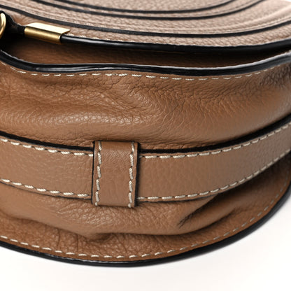 Chloe Calfskin Mini Marcie Round Crossbody Bag Nut 11 of 15