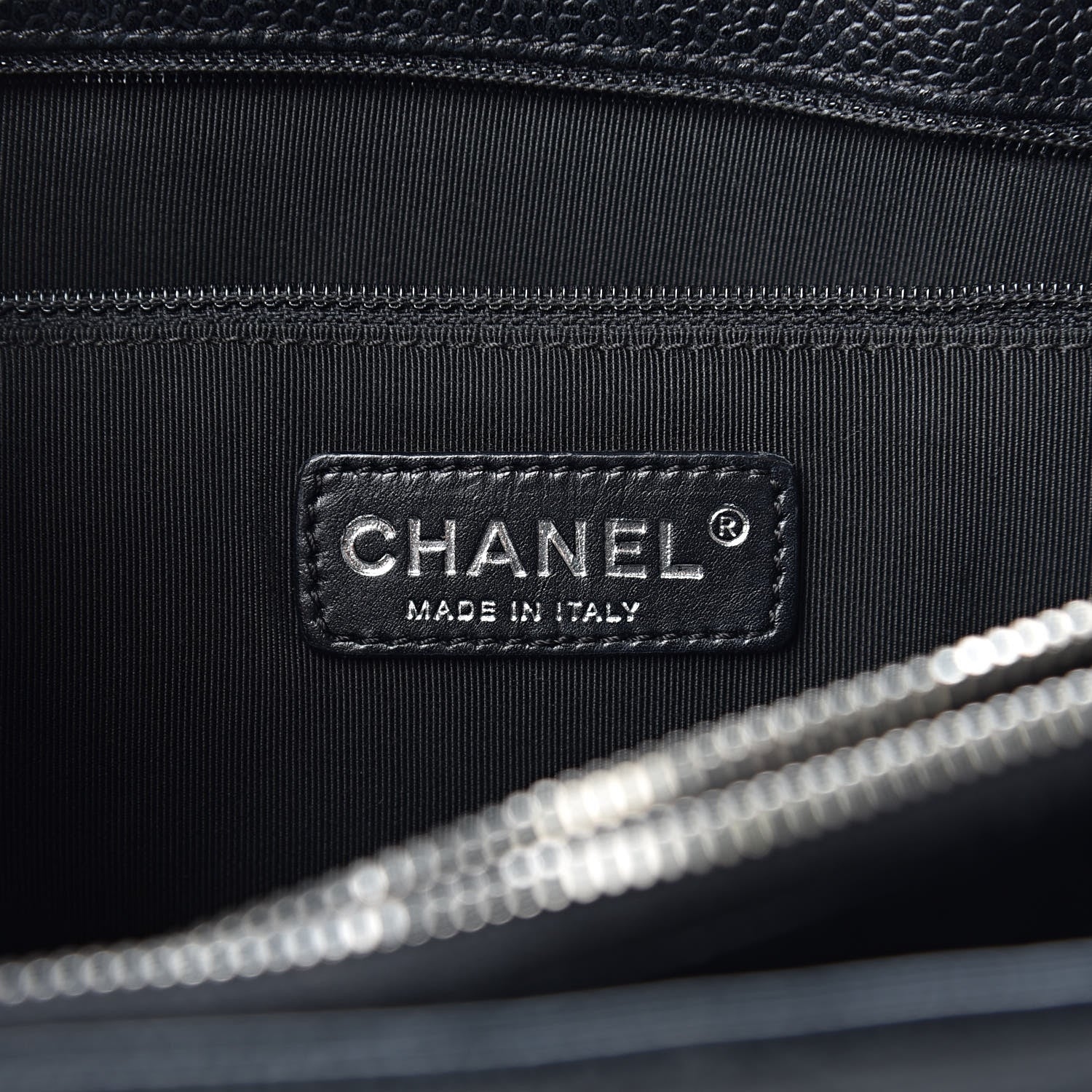 Chanel Caviar Quilted Grand Shopping Tote GST Black 6 of 16