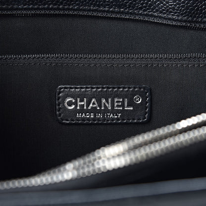 Chanel Caviar Quilted Grand Shopping Tote GST Black 6 of 16