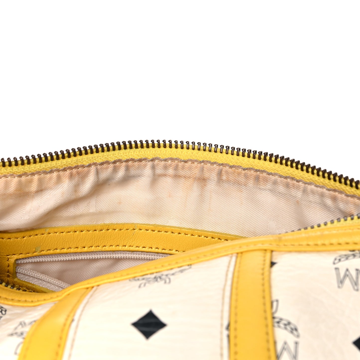 Visetos Barrel Bag White Yellow